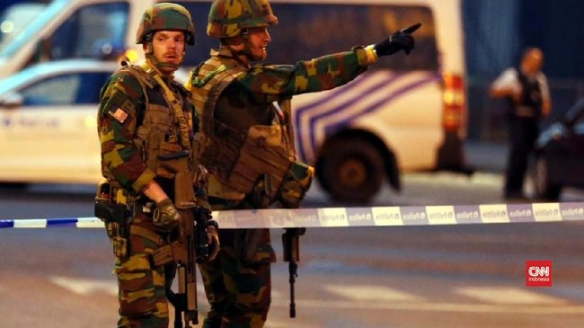 Otoritas Belgia menyebut bahwa pelaku serangan di stasiun kereta api Brussels mendukung organisasi teroris ISIS dan memiliki bahan peledak di kediamannya.