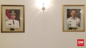 Lukisan Ahok di Jajaran Foto 'Sang Mantan' di Balai Kota