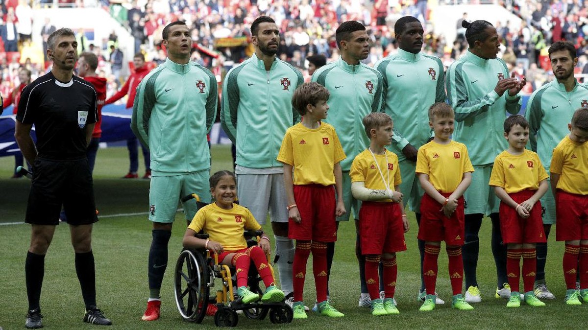 FOTO: Ronaldo Beri Portugal Kemenangan Pertama