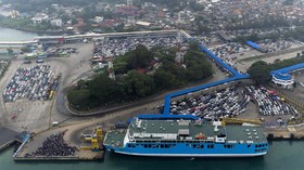 Arus Balik di Pelabuhan Merak Masih 46 Persen