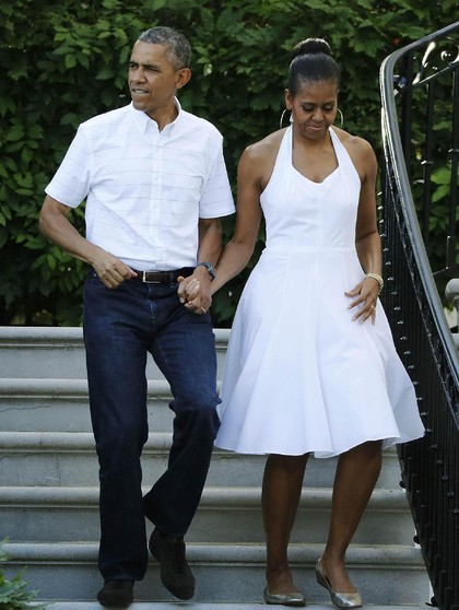 Liburan di Bali, Michelle Obama Pilih Tampil Tanpa Makeup Liburan di Bali, Michelle Obama Pilih Tampil Tanpa Makeup