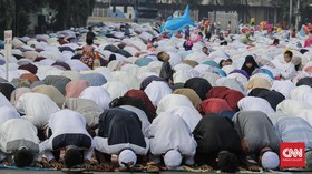 Sempat Ditiadakan, Salat Id di Kebun Raya Bogor Tetap Digelar