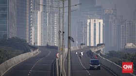 Jakarta Lengang di Hari Kemenangan