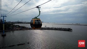 Menikmati Sunset Teluk Jakarta dari Gondola Ancol