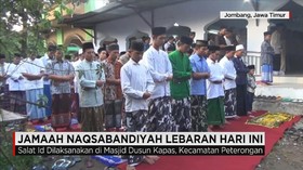 Jemaah Naqsabandiyah dan Sattariyah Rayakan Idul Fitri