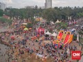 Menikmati 'Lautan Manusia' Ancol dari Angkasa