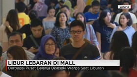 Geliat Pusat Perbelanjaan Saat Liburan
