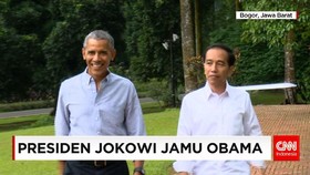 Presiden Jokowi Jamu Obama