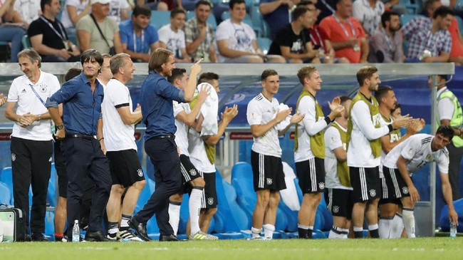 FOTO: Timnas Jerman Terlalu Kuat untuk Meksiko