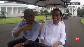 Keramahan Jokowi dan Jajanan Pasar untuk Obama