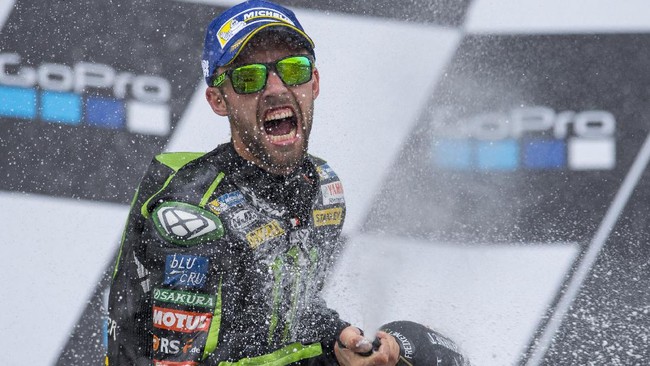 Jonas Folger mengaku tak menyangka bisa meraih podium di posisi kedua di rumah sendiri, GP Jerman, Sirkuit Sachsenring, Minggu (2/7).