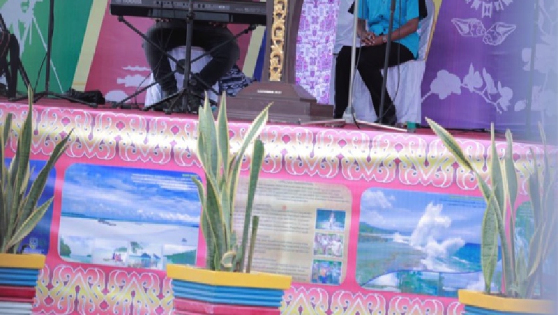 Pembukaan Festival Biak Munara Wampasi (BMW) ke-5 berlangsung meriah. 