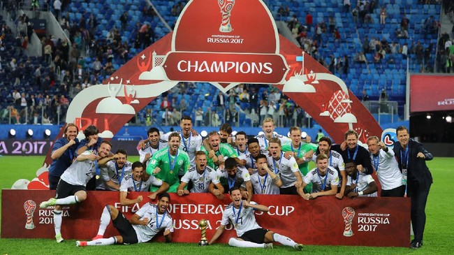 FOTO: Jerman 'Muda' Rebut Gelar Piala Konfederasi