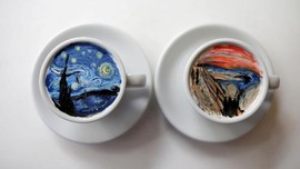 Barista Korsel Pikat Penggemar Kopi dengan 'Creamarts'