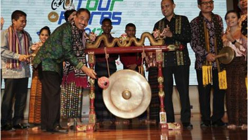 Aroma persaingan balap sepeda bertaraf internasional Tour de Flores (TdF) 2017 sudah mulai terasa.