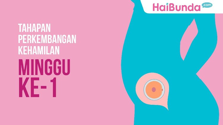 Di usia kehamilan satu minggu, ini yang perlu Bunda tahu.