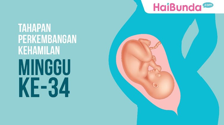 Di minggu ke-34, 'kejutan' apa lagi yang diberikan si kecil untuk Bunda?