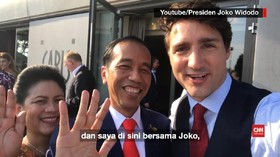 Justin Trudeau Eksis di Video Blog Terbaru Jokowi