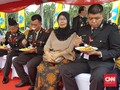 Tumpeng dari Kapolri untuk Polisi Korban Simpatisan ISIS