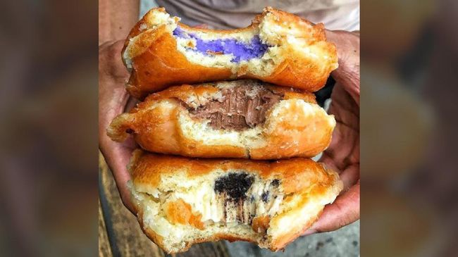 Es krim dan donat merupakan camilan favorit di segala kesempatan. Kini hadir tren kuliner terbaru yang menggabungkan keduanya.