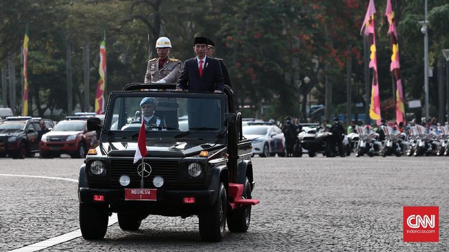 Kapolri Jenderal Tito Karnavian menyatakan di era kepresidenan Joko Widodo, anggaran untuk Polri telah meningkat dari Rp44 T kini jadi Rp84 T.