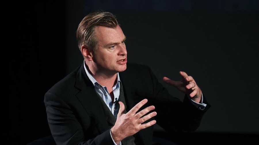 87545084 LONDON, ENGLAND - OCTOBER 09: Christopher Nolan speaks at the LFF: Connects: Film - Reframing the Future of Film discussion at BFI Southbank on October 9, 2015 in London, England. (Photo by Stuart C. Wilson/Getty Images for BFI)