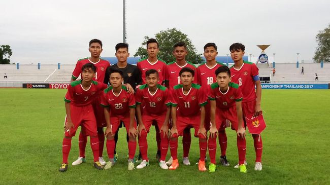 Susunan Pemain Timnas Indonesia U-16 vs Jepang