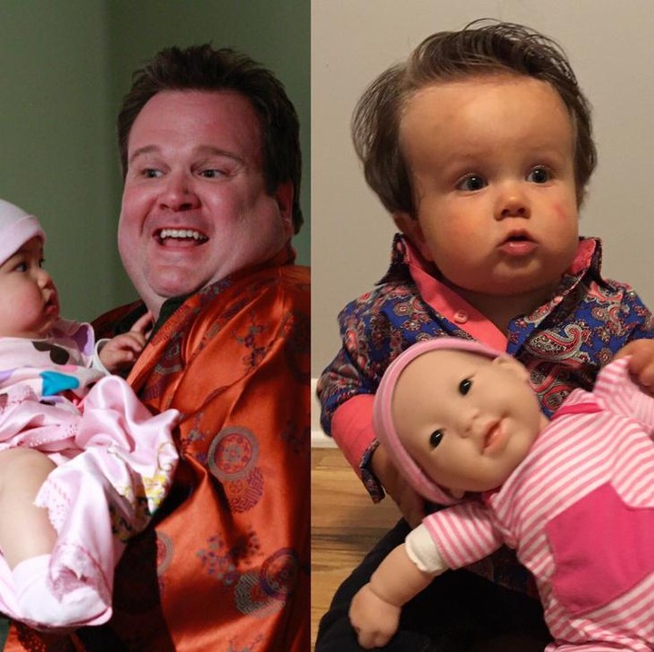 <div>Bayi ini mirip banget sama aktor Eric Stonestreet ya Bun (Foto: Twitter/@mckellm8)</div><div> </div>