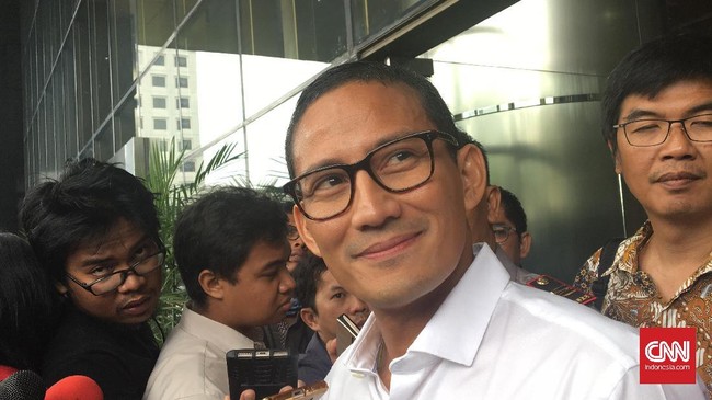 Sandiaga Uno mendukung upaya KPK menjerat korporasi yang terlibat pidana korupsi, tak terkecuali terhadap PT DGI, perusahaan yang sempat dia pimpin pada 2007.