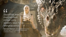 FOTO: Ujaran Paling Berkesan dari 'Game of Thrones'