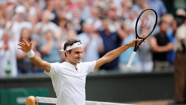 Roger Federer dengan mudah mengempaskan Marin Cilic di final Wimbledon 2017 dan merebut gelar Grand Slam ke-19 dalam kariernya.
