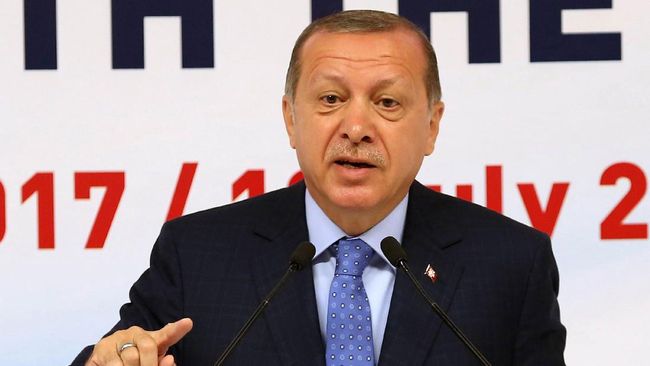 Erdogan Buka Opsi Militer Respons Referendum Kurdi