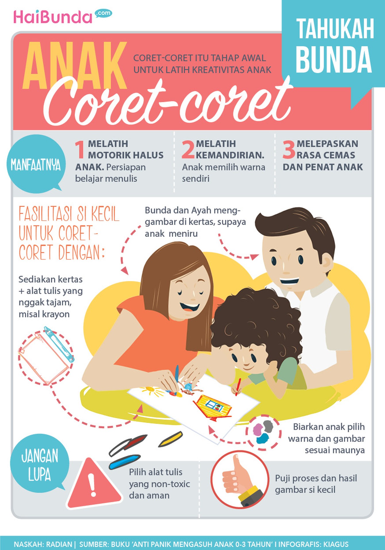 Ini yang Perlu Bunda Pahami Saat si Kecil Hobi Coret-coret Si kecil lagi hobi coret-coret ya Bun? Wah, jangan-jangan tembok rumah sudah penuh dengan karya si kecil.
