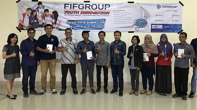 Mahasiswa aktif di seluruh Indonesia bisa mengikuti ajang yang fokus pada pengembangan inovasi, FIFGROUP Youth Innovation 2017.