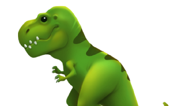 Apple baru saja merilis emoji berwujud Tyrannosaurus rex berwarna hijau dan bergigi. Tampak lucu, tapi ilmuwan mengatakan akurasinya kurang.