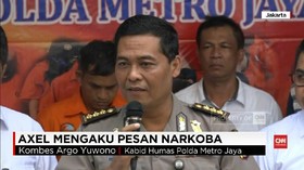 VIDEO: Polda Sebut Axel Thomas Mengaku Pesan Narkoba