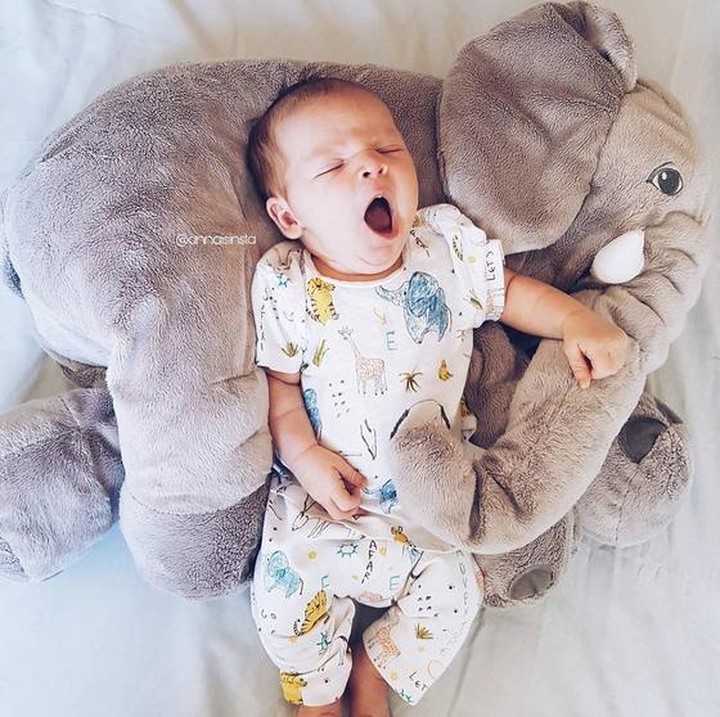 <div>Hoaaahm! Si kecil rupanya ngantuk berat nih. (Foto: Instagram/ @annaisinsta via @baby)</div><div> </div>