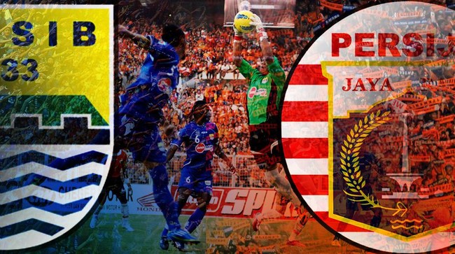 Persib dan Persija berbagi skor 1-1 pada babak pertama lanjutan Liga 1 2017 di Stadion GBLA, Sabtu (22/7). Gol dicetak Jupe sebelum disamakan Ramdani.