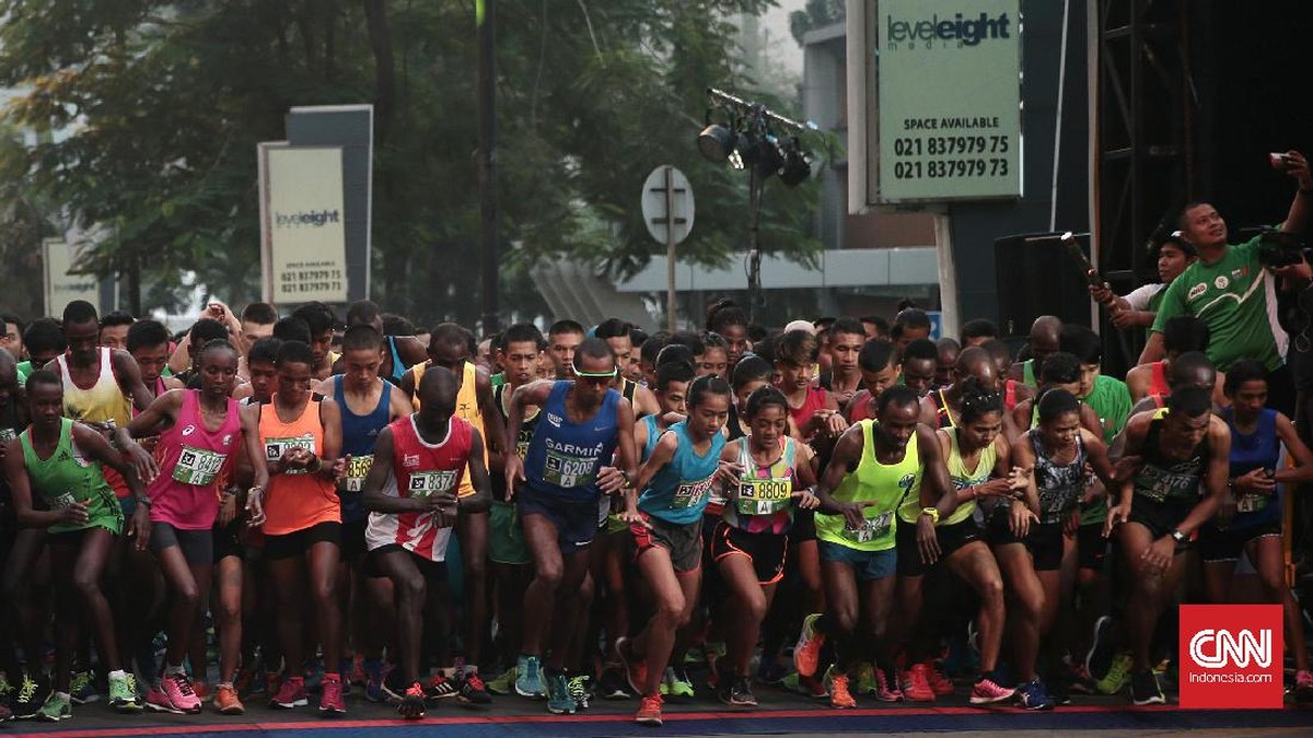 FOTO: Keceriaan di Jakarta International 10K 2017
