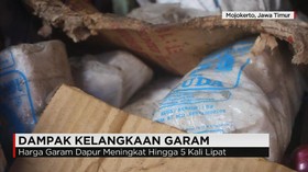Garam Langka, Harga Melambung & Produksi Ikan Asin Terganggu