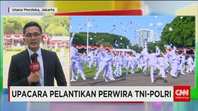 Pelantikan Calon Perwira Remaja TNI Polri