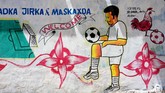 FOTO: Mimpi Warna-warni dari Jantung Somalia Muawiye Hussein Sidow alias Shik Shik adalah inspirator seni dari Somalia. Dapat turunan bakat dari ayahnya, Sidow membuat ibu kota Somalia menjadi berwarna.