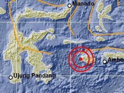 Gempa Bumi Terkini M 4,4 Guncang Buru Maluku, Berpusat di Laut