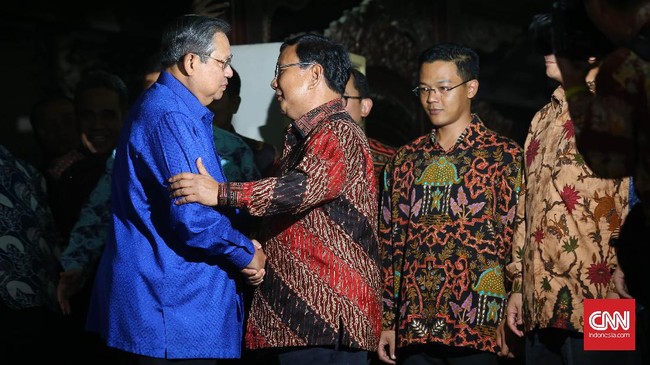 Pertemuan jilid II di kediaman Prabowo di Hambalang, Bogor, Jawa Barat ini masih akan membahas sikap partai terkait ambang batas pencalonan presiden.