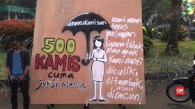 Aksi Kamisan 500 Menggugat Janji Manis atas Pelanggaran HAM