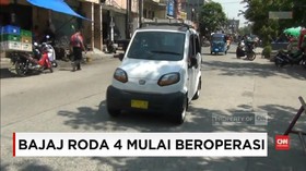 Bajaj Roda Empat Mulai Beroperasi di Jakarta
