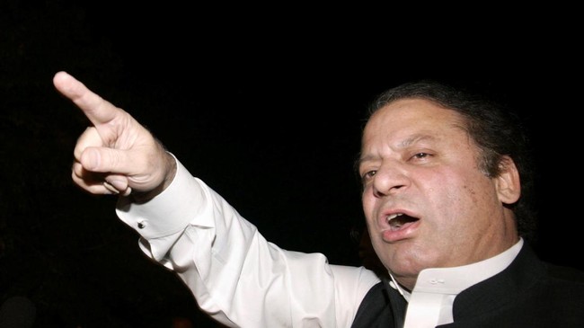 Mantan PM Pakistan Nawaz Sharif dibui karena kasus korupsi.