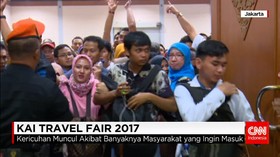 Panitia KAI Travel Fair Gratiskan Tiket untuk Redam Kerusuhan