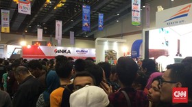 Hujan Mengguyur, Travel Fair Tetap Banjir Pengunjung