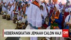 Jemaah Calon Haji Pondok Gede Diberangkatkan ke Bandara